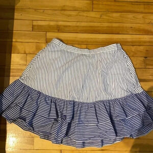 J  Crew ruffle skirt